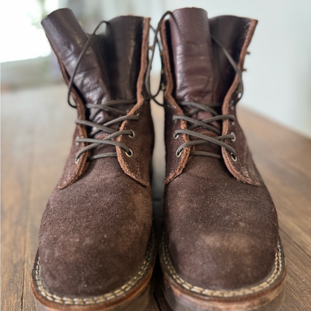Franks Boots - Ranier Mocha Roughout 6” PNW Workboot - Picture 3 of 5